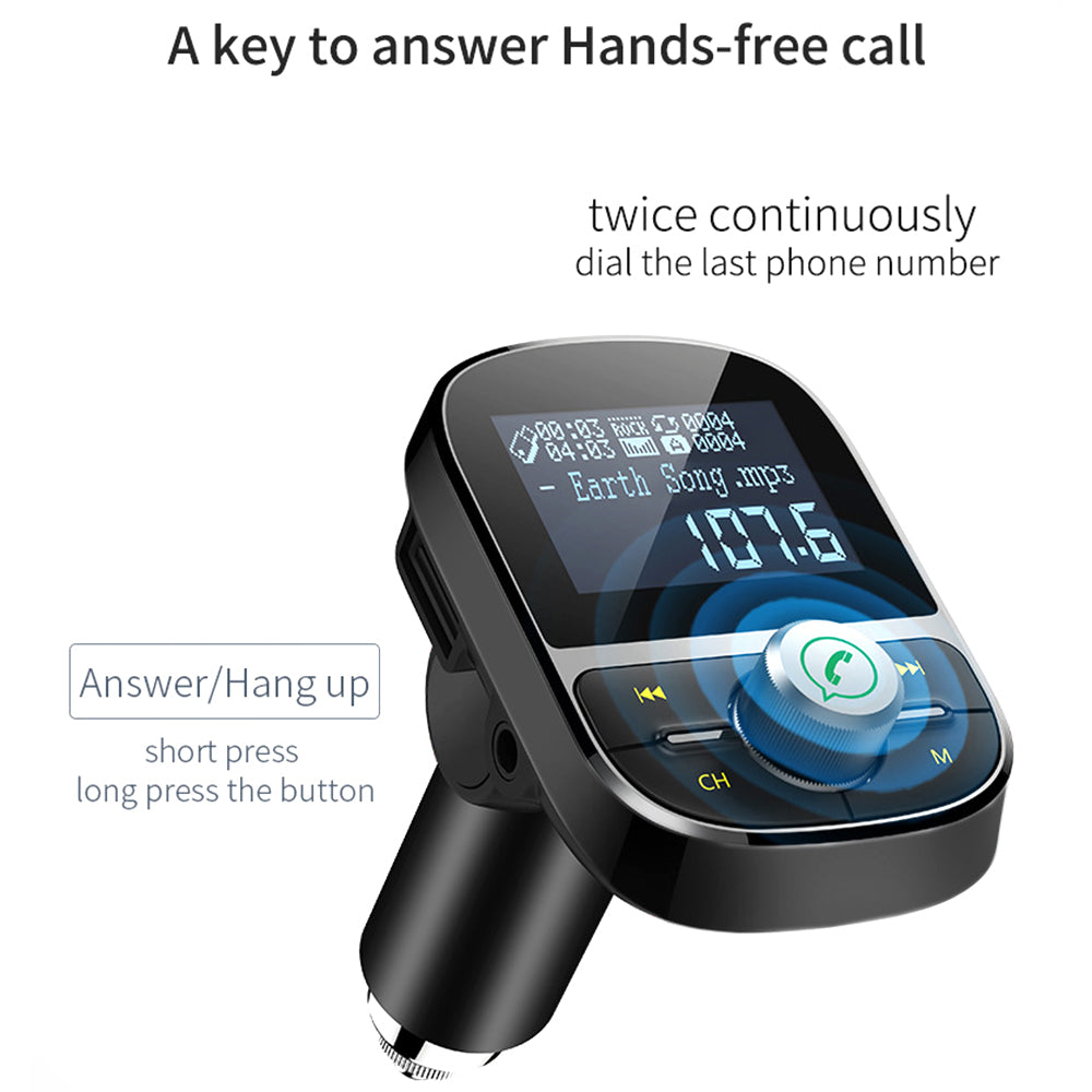HY92 Car Bluetooth FM Transmitter Dual USB Fast Charger Car MP3 Player Car Kit Accessories with Song Lyrics Digital Display HY92 Car Bluetooth FM Transmitter Dual USB Fast Charger Car MP3 Player Car Kit Accessories with Song Lyrics Digital Display
